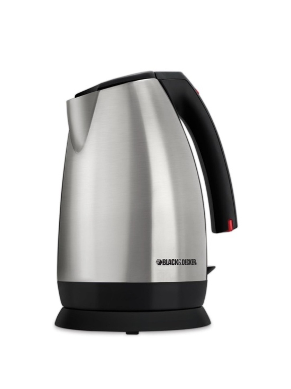Black & Decker Stainless Steel Electric Kettle in Silver and Black